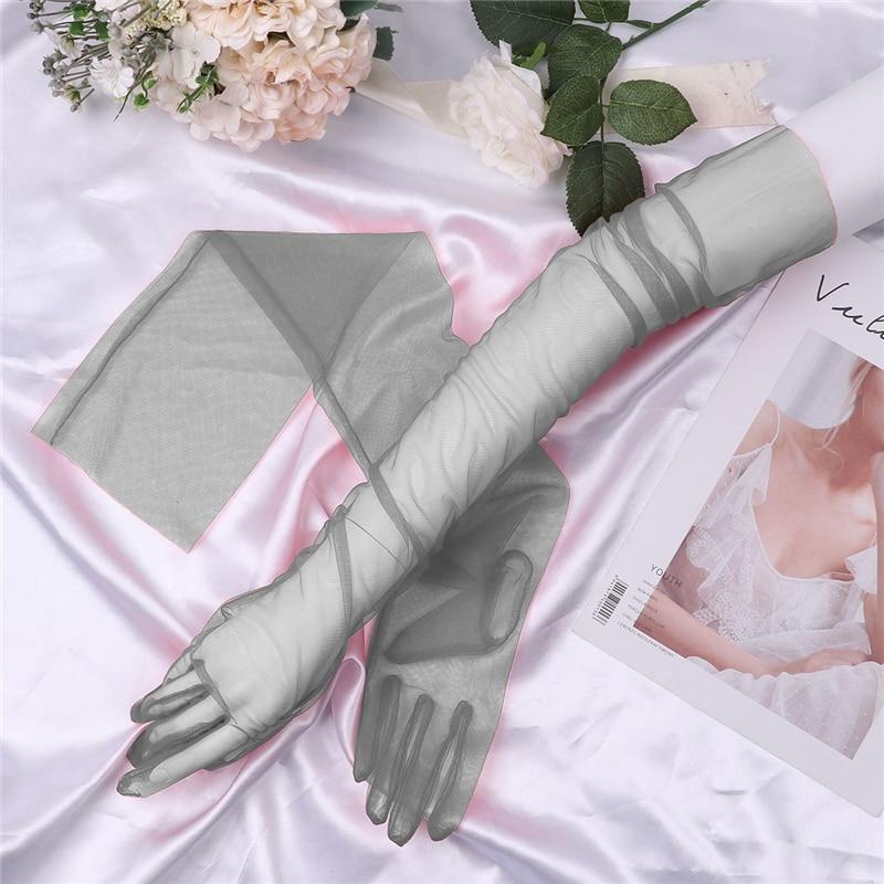 Transparent Sheer Tulle Gloves - Sissy Panty Shop