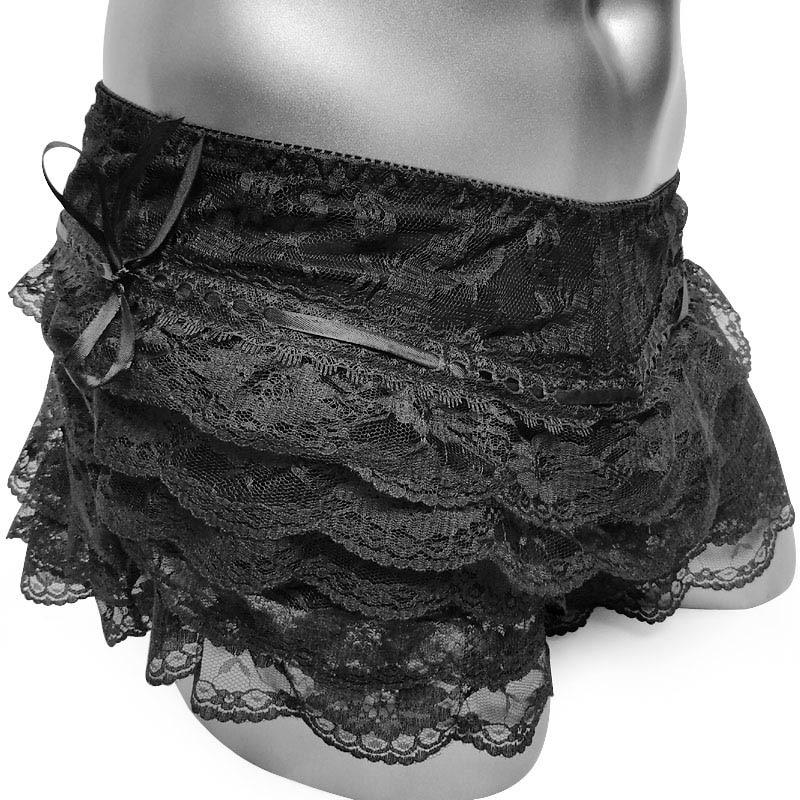 "Sissy Madonna" Lace Ruffled Bloomers - Sissy Panty Shop