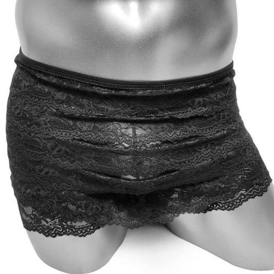 "Tranny Suzette" Ruffled Lace Panties - Sissy Panty Shop