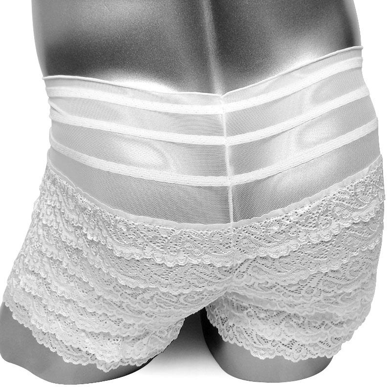 "Shemale Olga" Ruffle Lace Bloomers - Sissy Panty Shop