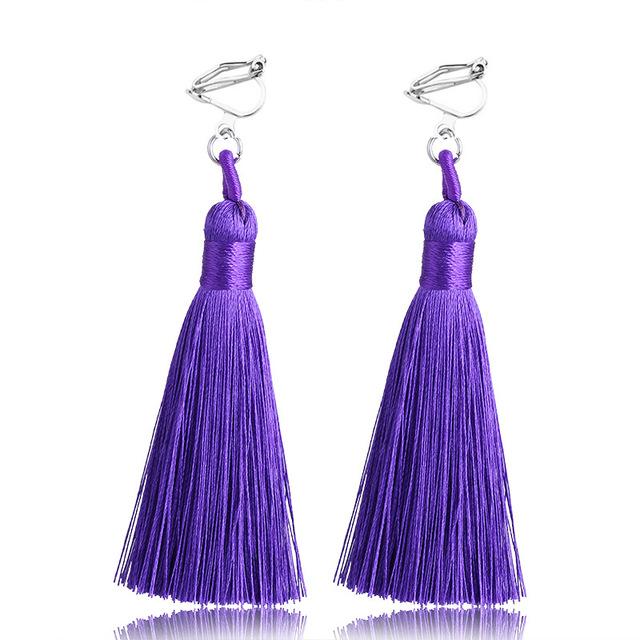 Bohemian Tassel Clip On Earrings - Sissy Panty Shop