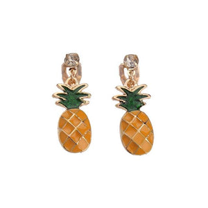Pineapple Clip on Earrings Sissy Panty Shop Default Title 