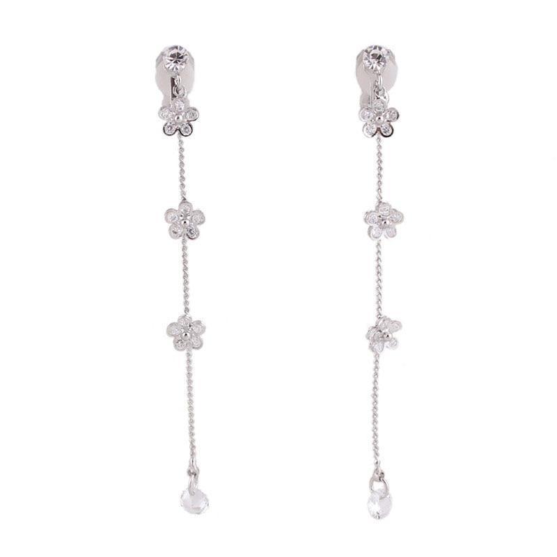 "Tranny Flor" Dangle Clip On Earrings - Sissy Panty Shop