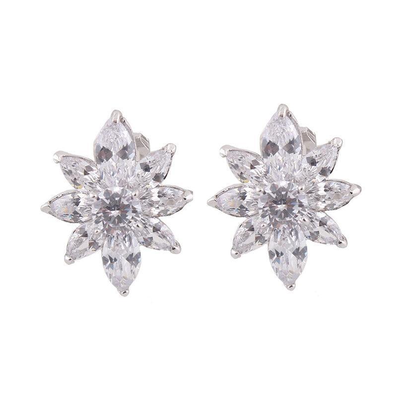 Lux Flower Clip On Earrings - Sissy Panty Shop