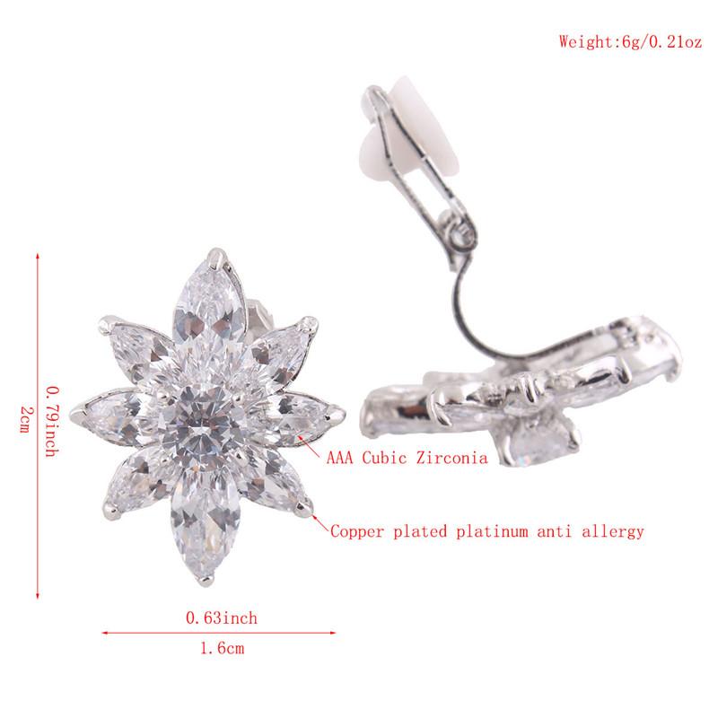 Lux Flower Clip On Earrings - Sissy Panty Shop