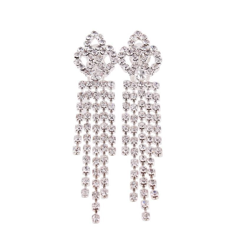 "Sissy Colleen" Lux Crystal Clip On Earrings - Sissy Panty Shop