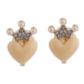 "Tranny Brenda" Heart Crown Clip On Earrings - Sissy Panty Shop
