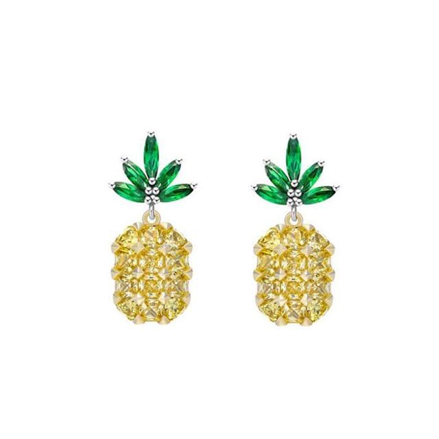 Pineapple Clip on Earrings - Sissy Panty Shop
