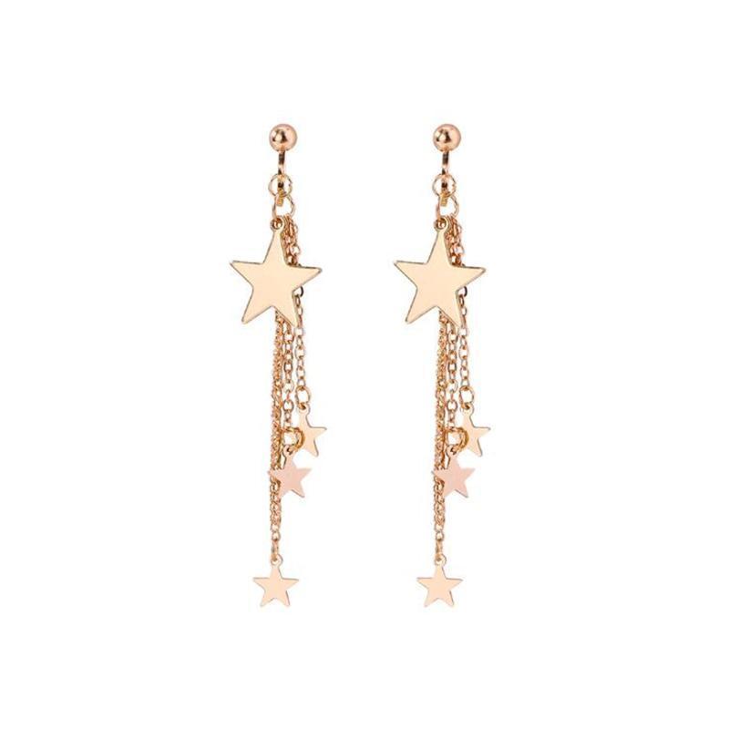 "Sissy Alexa" Star Clip on Earrings - Sissy Panty Shop