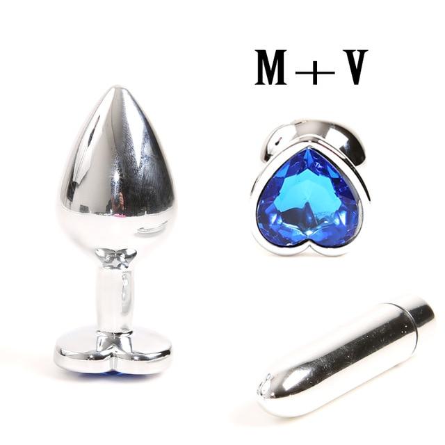 Jeweled Butt Plug & Vibrator Set - Sissy Panty Shop