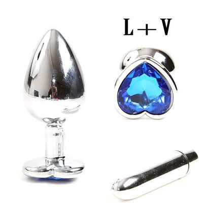 Jeweled Butt Plug & Vibrator Set - Sissy Panty Shop