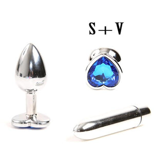 Jeweled Butt Plug & Vibrator Set - Sissy Panty Shop