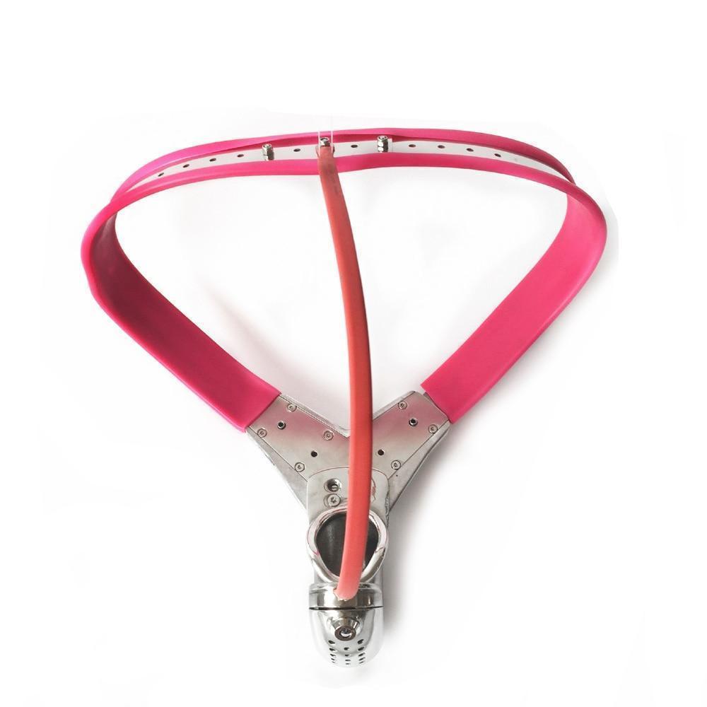 Stainless Steel Chastity Belt - Sissy Panty Shop