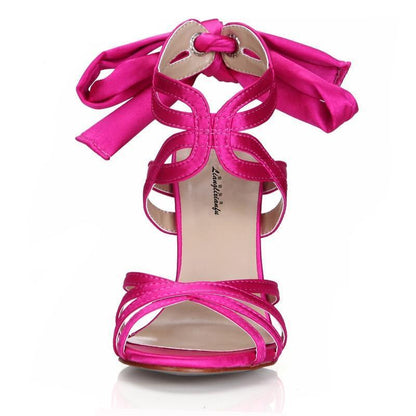 "Sissy Blanche" Satin Sandals - Sissy Panty Shop