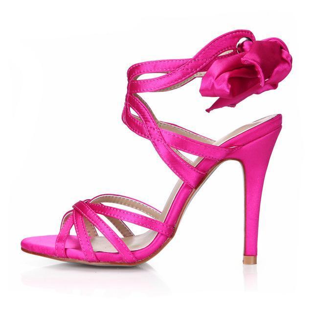 "Sissy Blanche" Satin Sandals - Sissy Panty Shop