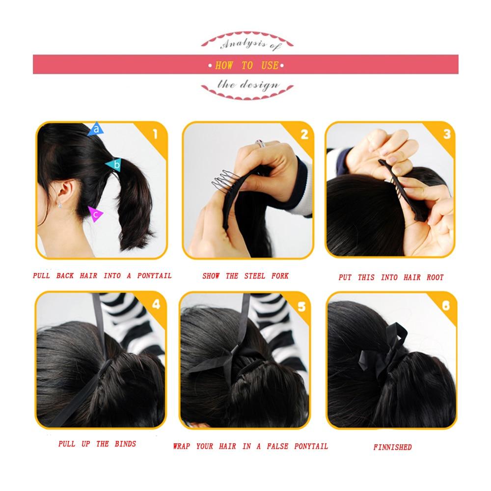 Ponytail Hairpiece With Hairpins - Sissy Panty Shop