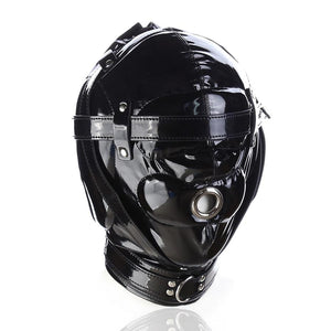 BDSM Mask with locking straps - Sissy Panty Shop