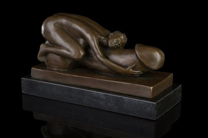 Penis Worship Bronze Figurine - Sissy Panty Shop