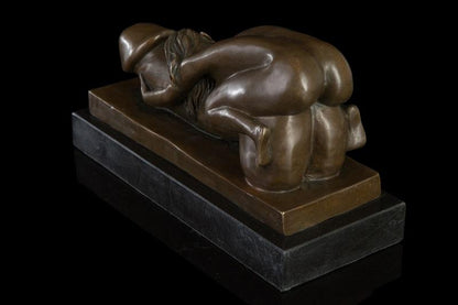 Penis Worship Bronze Figurine - Sissy Panty Shop