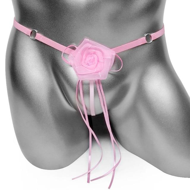 "Sissy Noelle" Rose Thong - Sissy Panty Shop