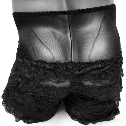 Sheer Lace Ruffled Panties - Sissy Panty Shop