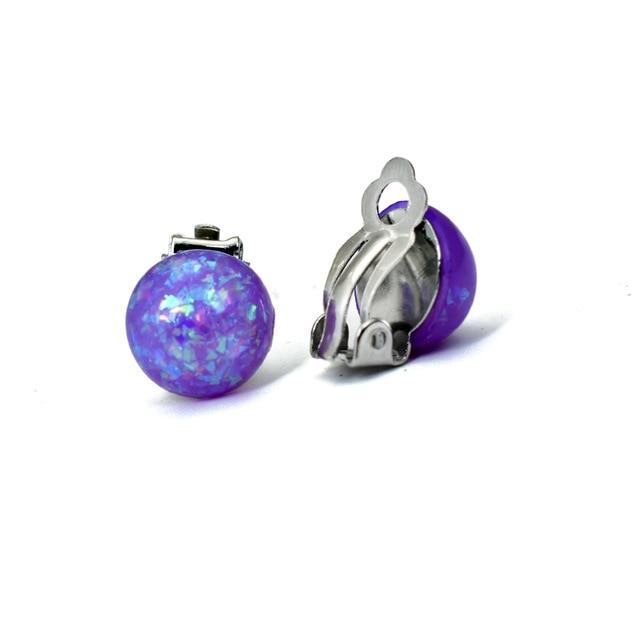 Round Clip On Earrings - Sissy Panty Shop