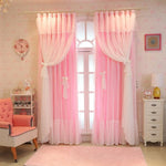 Lace Pink Tulle Curtains - Sissy Panty Shop