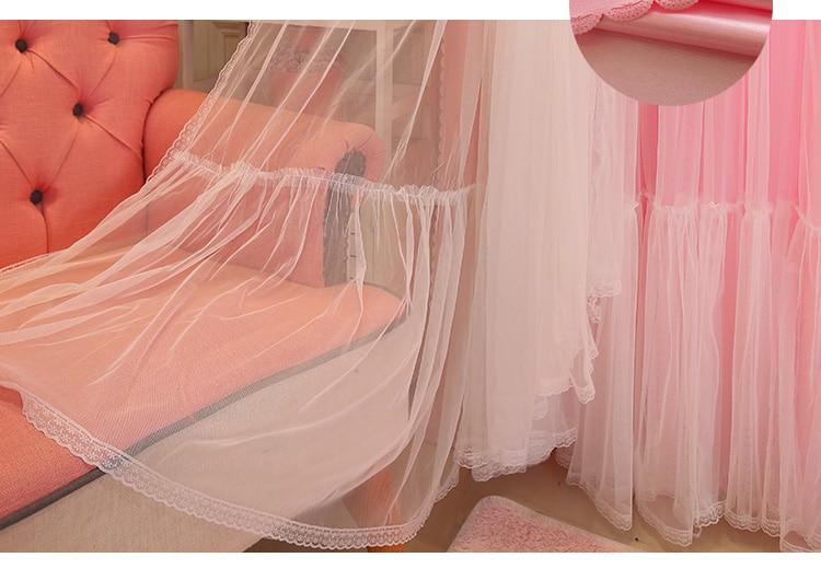 Lace Pink Tulle Curtains - Sissy Panty Shop