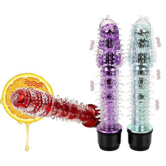 Jelly Dildo Multi-Speed Penis Vibrator - Sissy Panty Shop