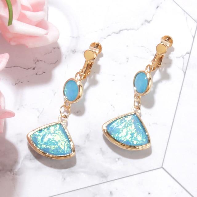 Opal Clip On Earrings - Sissy Panty Shop
