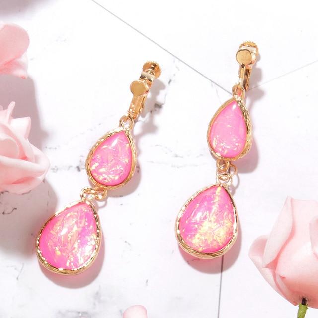 Teardrop Clip On Earrings - Sissy Panty Shop