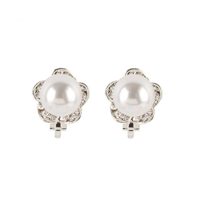 Faux Pearl Clip On Earrings - Sissy Panty Shop