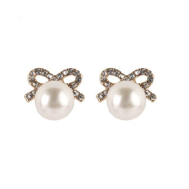 Faux Pearl Clip On Earrings - Sissy Panty Shop