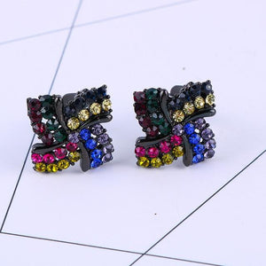 Colorful Rhinestone Clip On Earrings Sissy Panty Shop a 