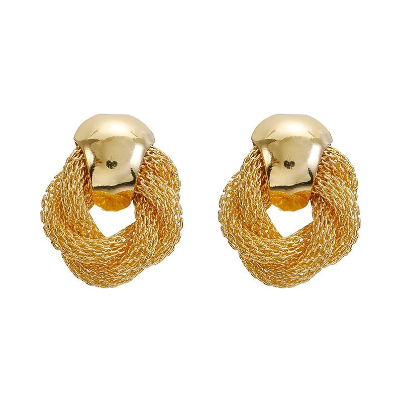 Mesh Chain Clip On Earrings - Sissy Panty Shop