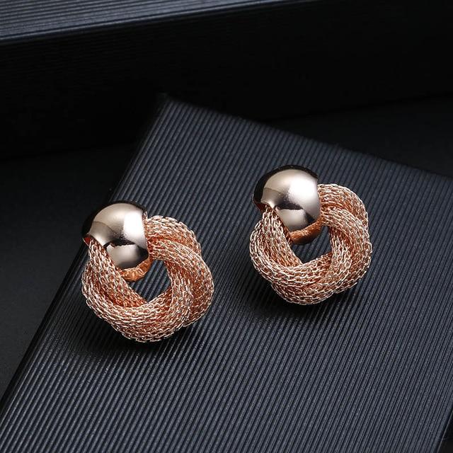 Mesh Chain Clip On Earrings - Sissy Panty Shop