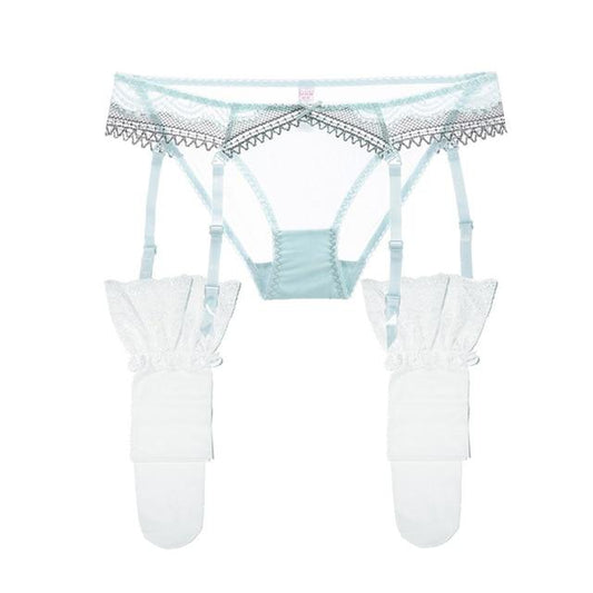 2 Piece Panties + Stockings Set - Sissy Panty Shop