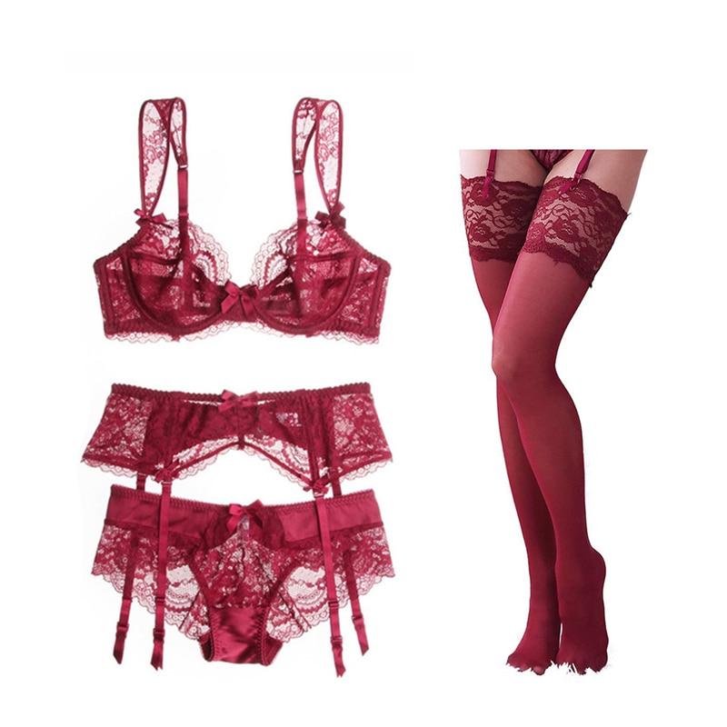 "Sissy Erika" 4 Piece Lingerie Set - Sissy Panty Shop