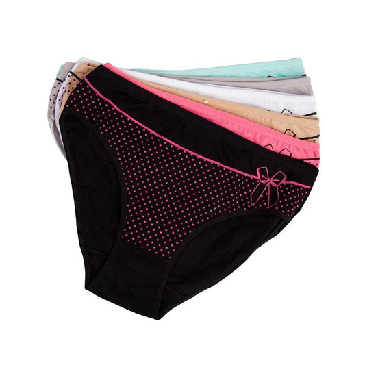 6 Pcs Dotted Sissy Panties - Sissy Panty Shop