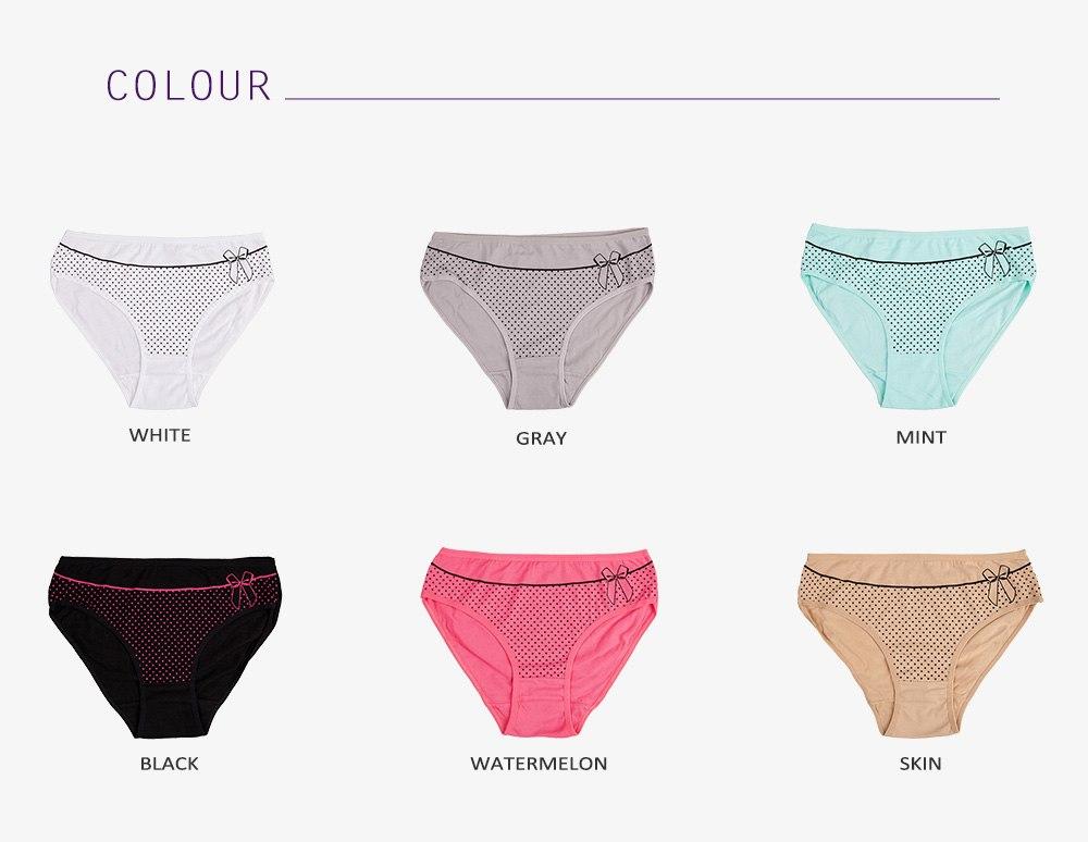 6 Pcs Dotted Sissy Panties - Sissy Panty Shop