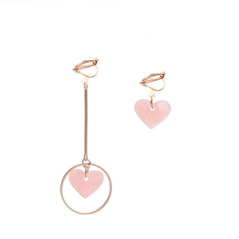 Love Heart Clip On Earrings - Sissy Panty Shop