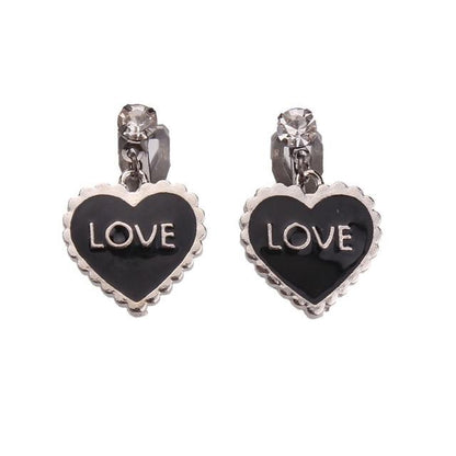 "Sissy Love" Heart Clip On Earrings - Sissy Panty Shop