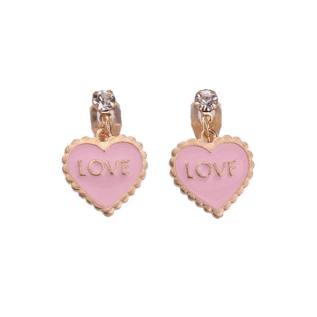 "Sissy Love" Heart Clip On Earrings - Sissy Panty Shop