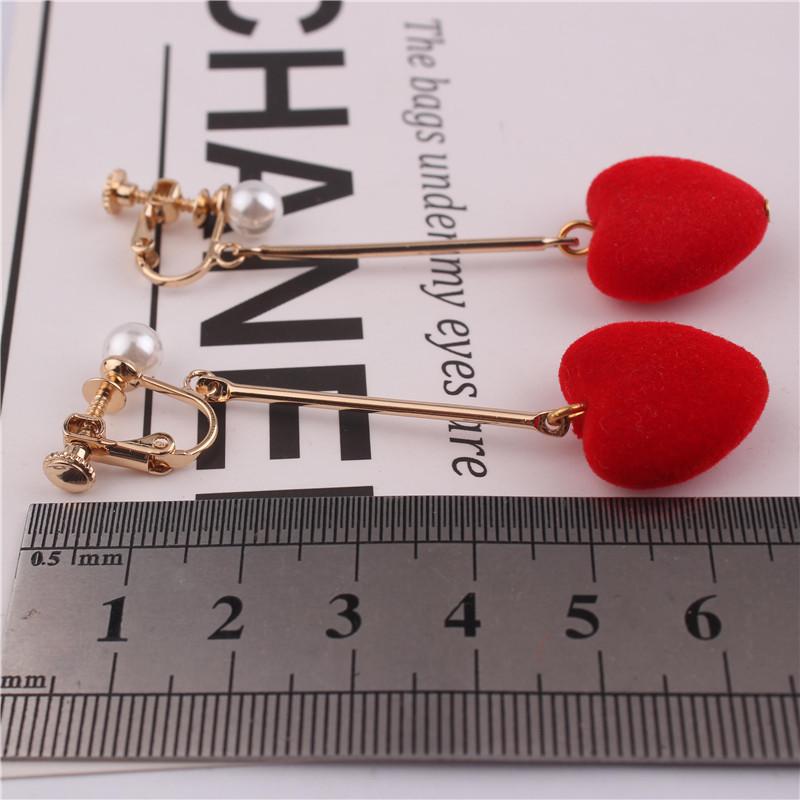 Dangling Hearts Clip On Earrings - Sissy Panty Shop