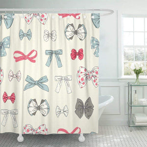 Sissy Ribbon & Bows Shower Curtain - Sissy Panty Shop