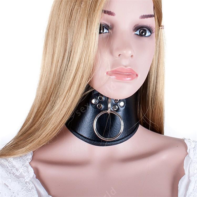Bondage Neck Collar & Leash - Sissy Panty Shop