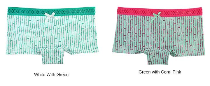 6 Pcs Sissy Striped Boyshorts - Sissy Panty Shop