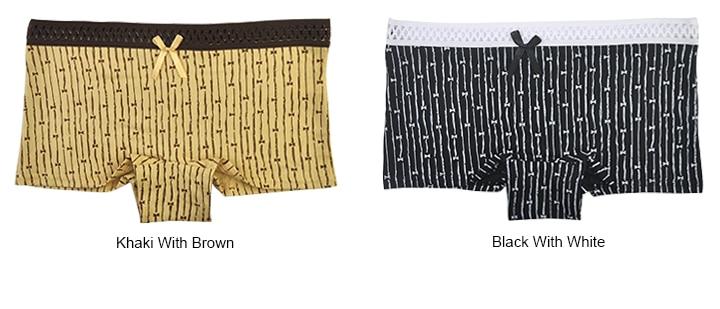 6 Pcs Sissy Striped Boyshorts - Sissy Panty Shop