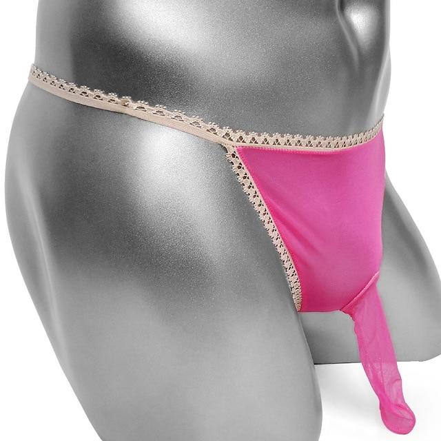 Sheer T-Back Thin Thong - Sissy Panty Shop