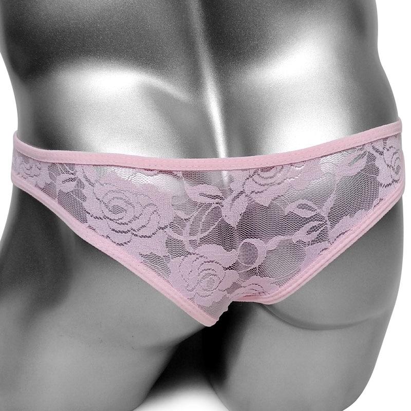 "Sissy Jennifer" Transparent Lace Thong - Sissy Panty Shop